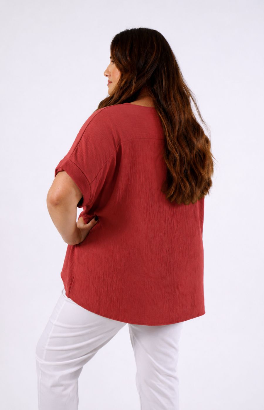 Freya Blouse in Rust 