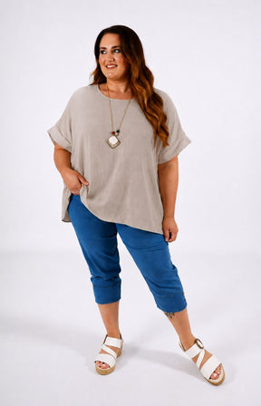 Freya Blouse in Tan 
