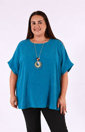 Freya Blouse in Teal 