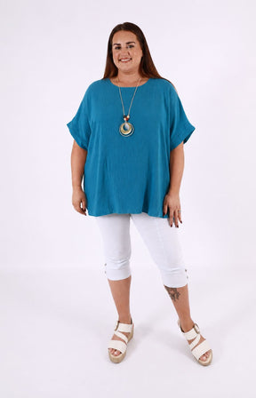 Freya Blouse in Teal 