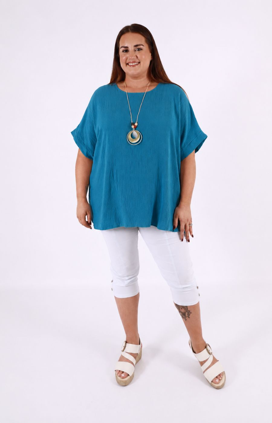 Freya Blouse in Teal 