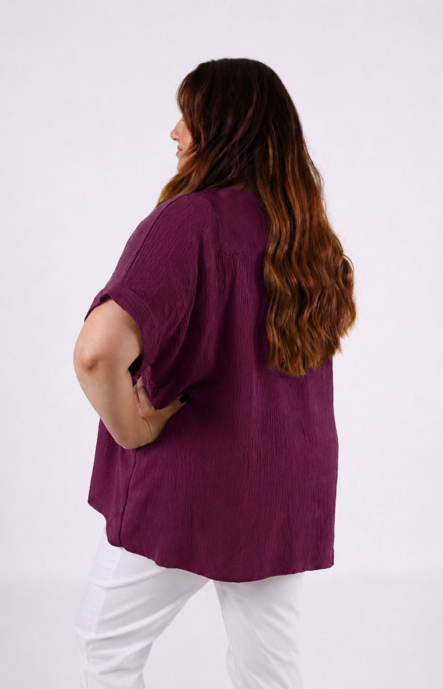Freya Blouse in Wine