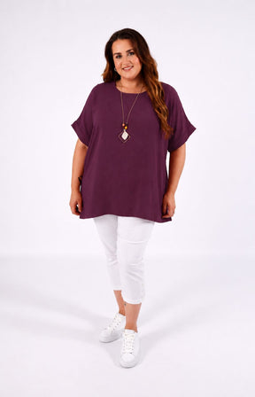 Freya Blouse in Wine