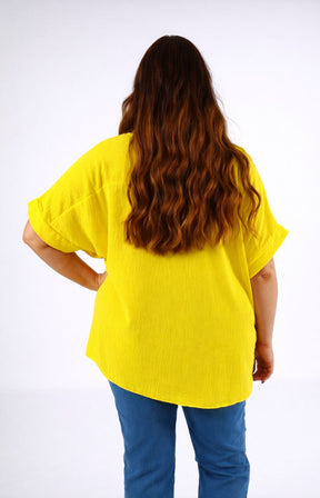 Freya Blouse in Yellow 