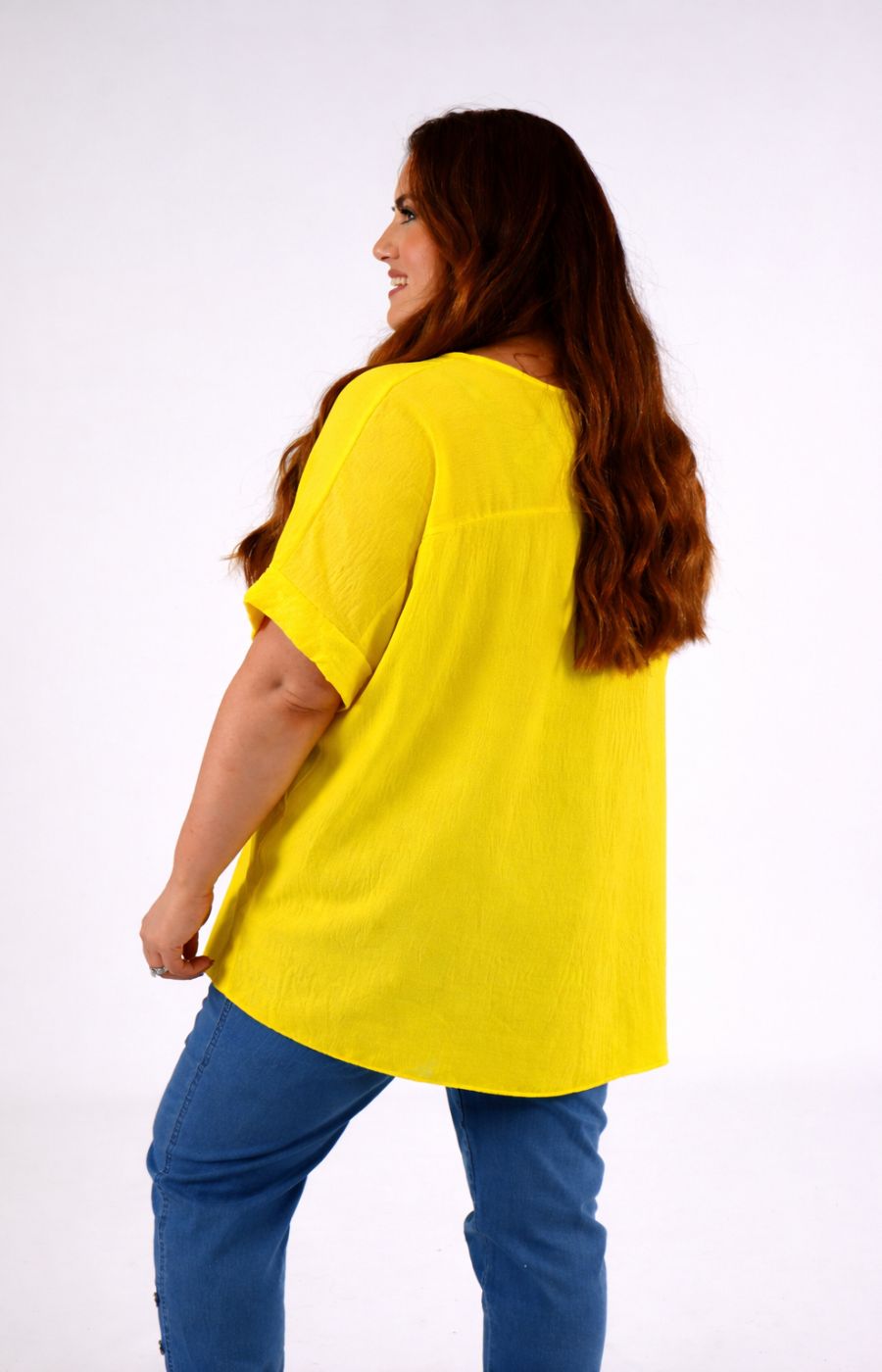 Freya Blouse in Yellow  