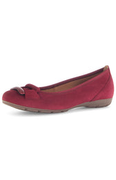 Gabor Buckle Pump in Red