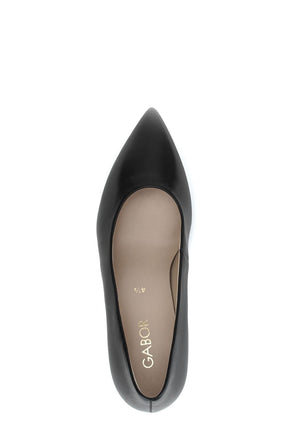 Gabor Court Shoe in Black