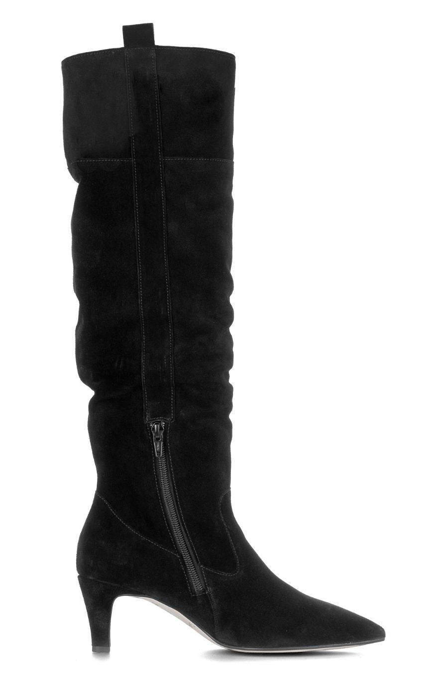 Gabor Knee High Suede Boot in Black 
