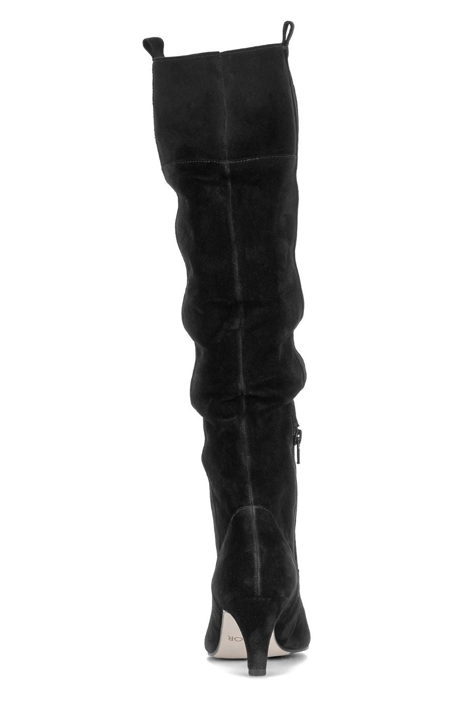 Gabor Knee High Suede Boot in Black 