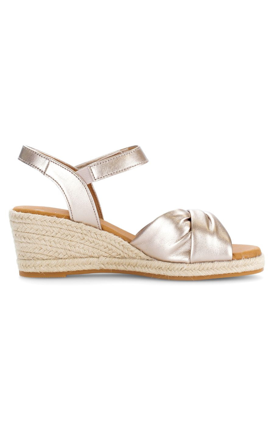 Gabor Knot Sandal in Gold 