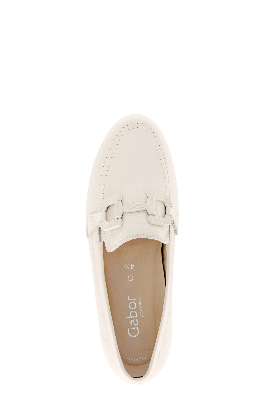 Gabor Leather Loafer in Beige