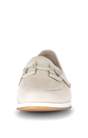 Gabor Leather Loafer in Beige