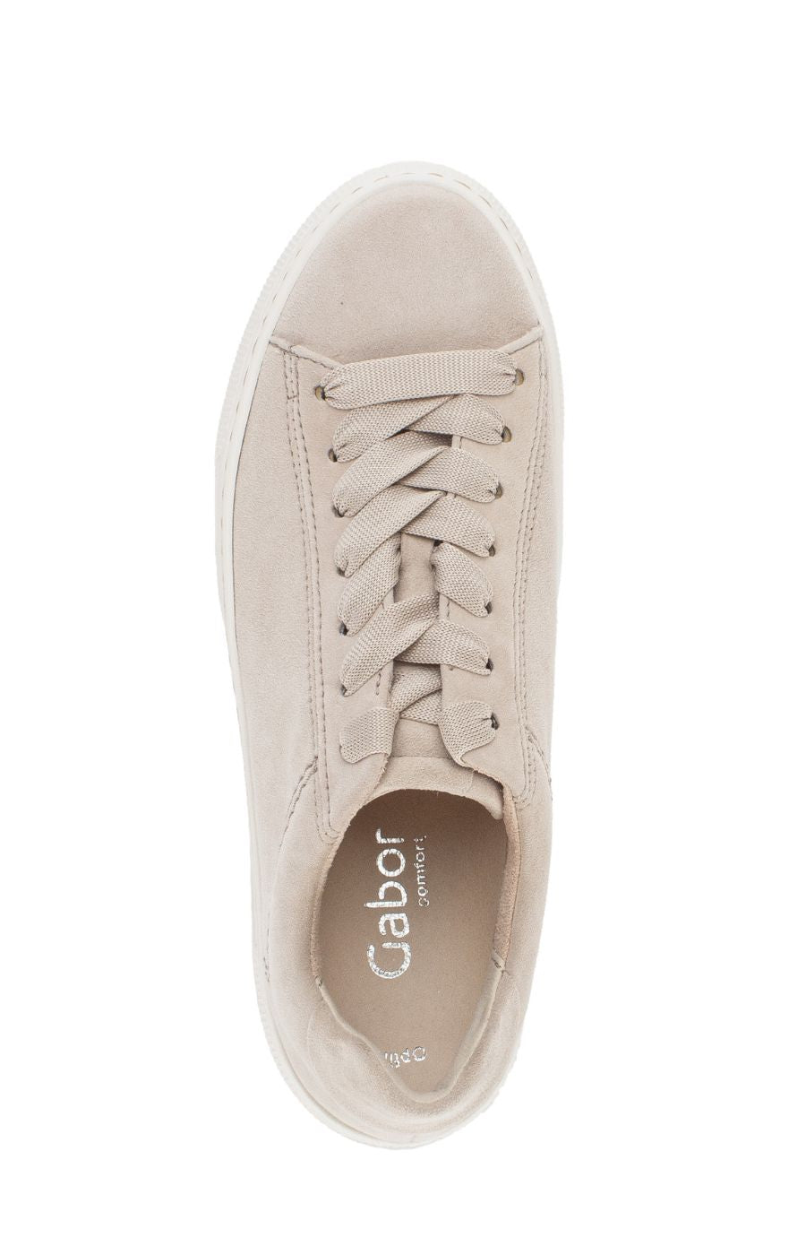 Gabor Low Top Trainer in Beige 