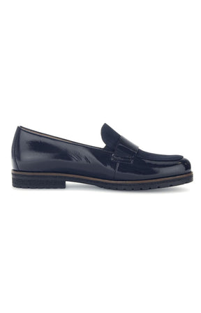 Gabor Patent Leather Shoe in Navy