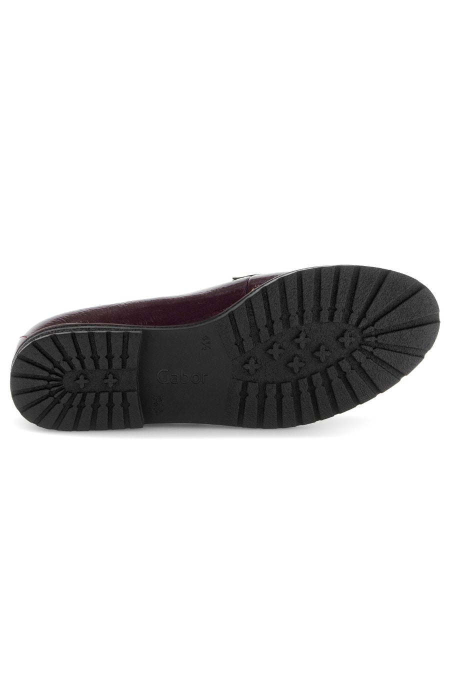 Gabor Patent Leather Shoe in Wine