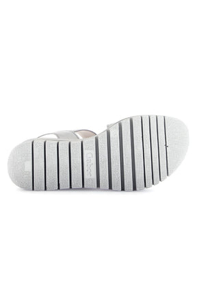 Gabor Platform Sandal in Silver 