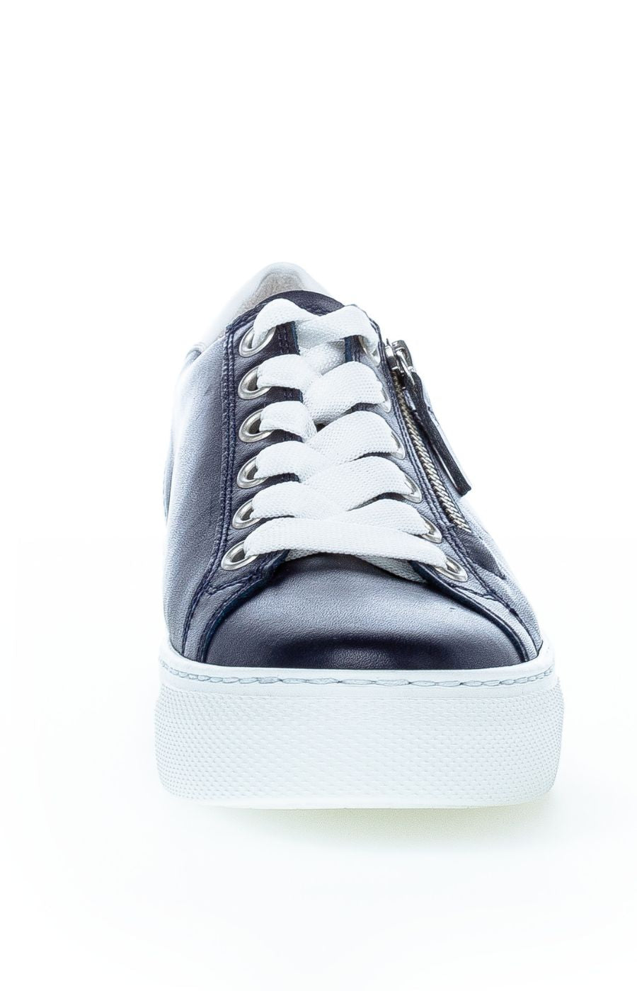 Gabor Side Zip Trainer in Navy