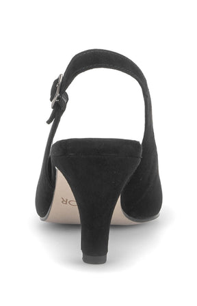 Gabor Slingback Heel in Black 
