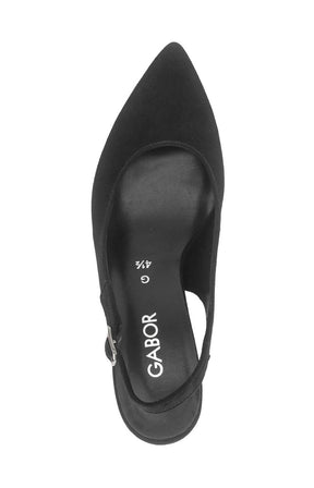 Gabor Slingback Heel in Black 