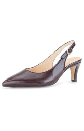 Gabor Slingback Heel in Brown 