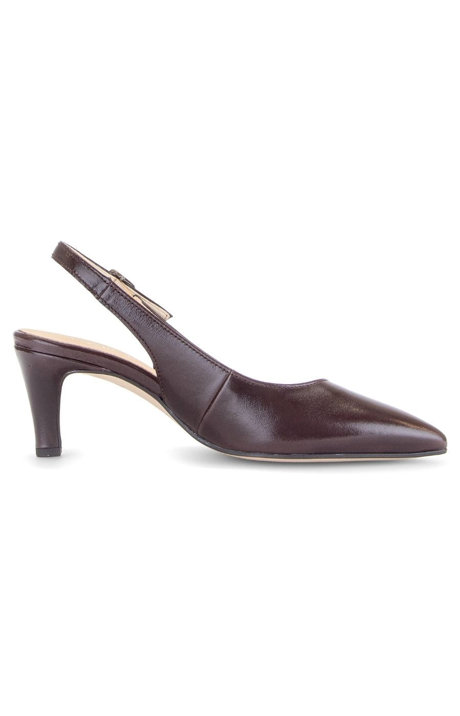 Gabor Slingback Heel in Brown 