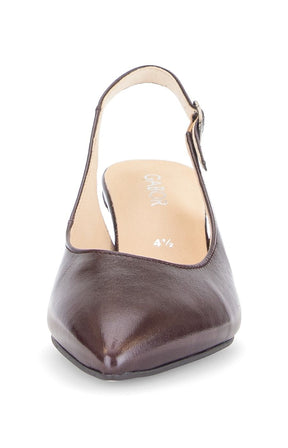 Gabor Slingback Heel in Brown 