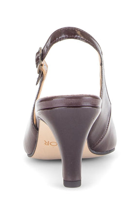 Gabor Slingback Heel in Brown 
