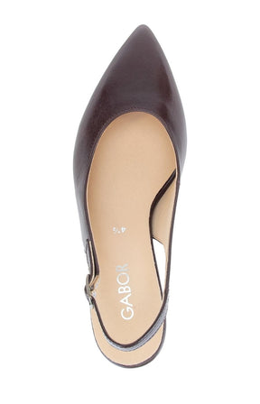 Gabor Slingback Heel in Brown 