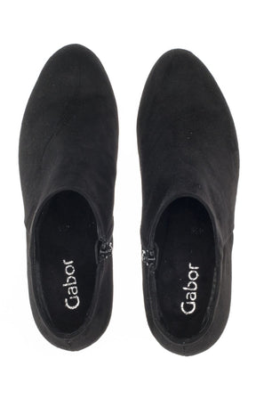 Gabor Suede Ankle Boots in Black
