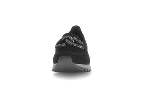 Gabor Suede Loafer in Black