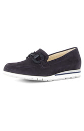 Gabor Suede Loafer in Navy
