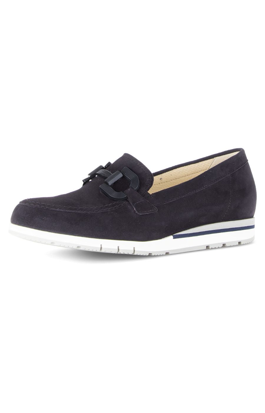 Gabor Suede Loafer in Navy