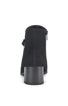Gabor Suede Loop Ankle Boot in Black