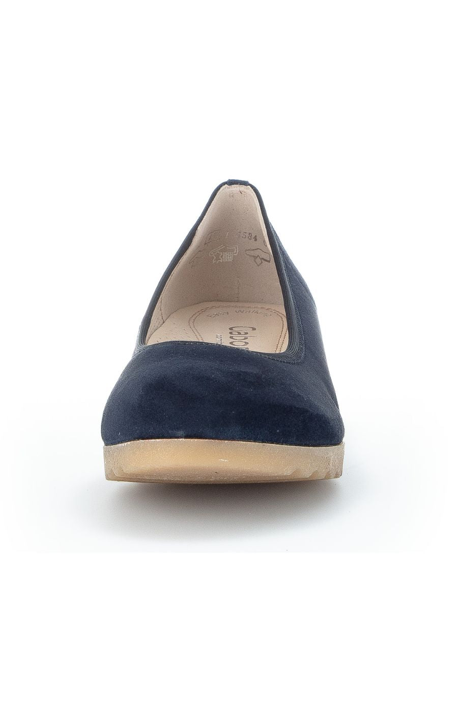 Gabor Suede Wedge Pump in Navy