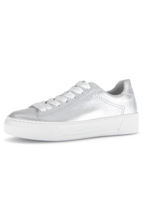 Gabor Trainer in Metallic Silver