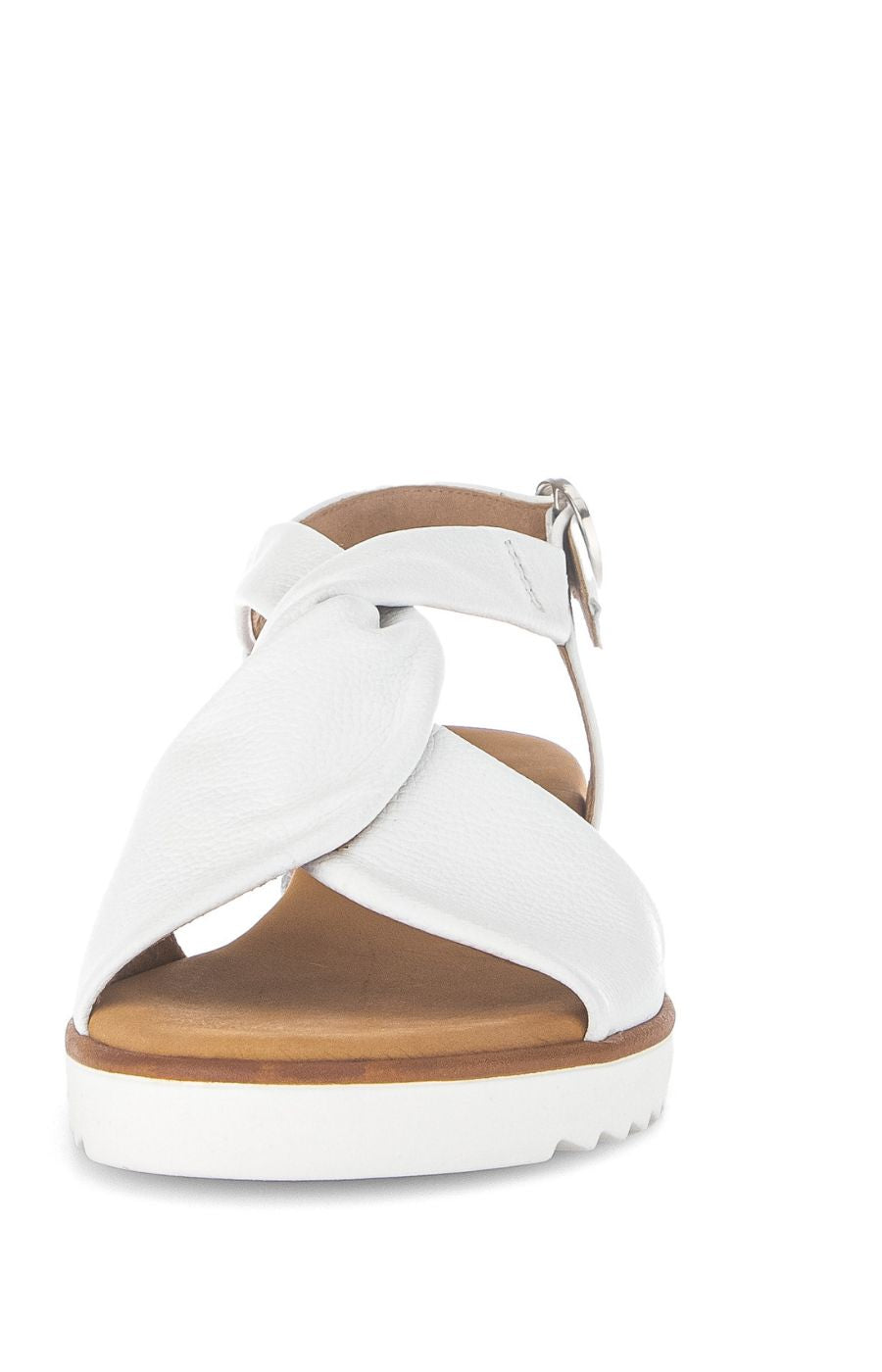Gabor Twist Sandal in White 