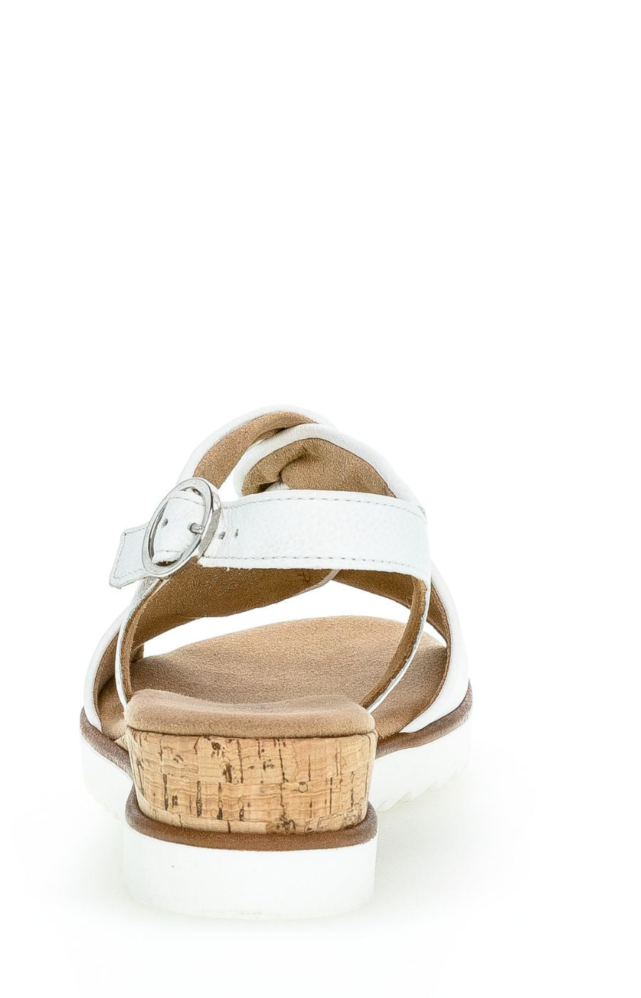 Gabor Twist Sandal in White 