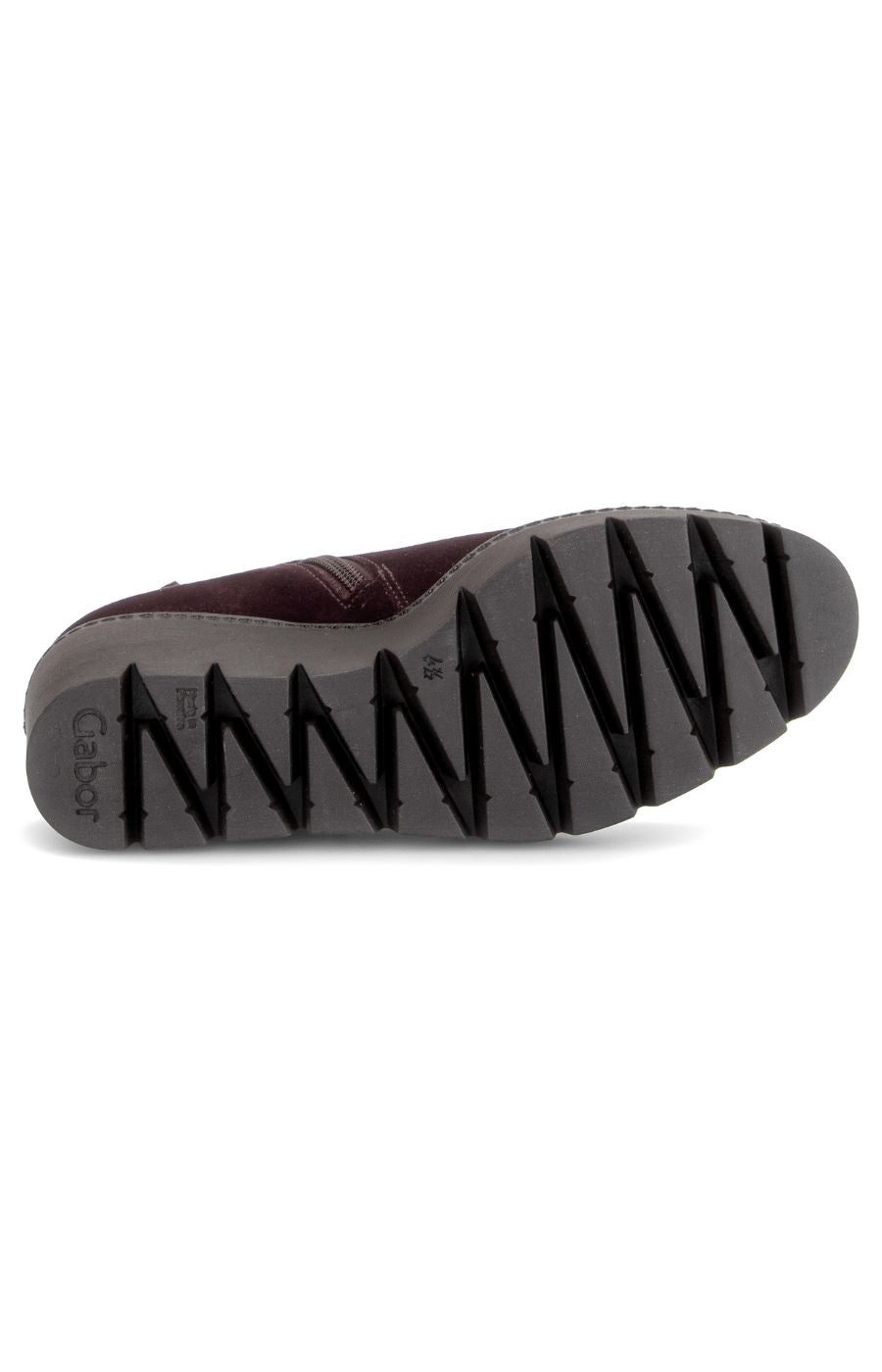 Gabor Wedge Heel Ankle Boots in Mulberry 