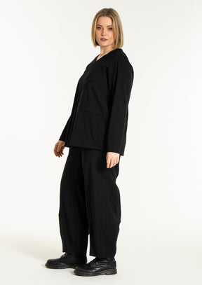 Gozzip Addison Blouse in Black