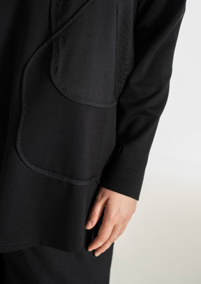 Gozzip Addison Blouse in Black