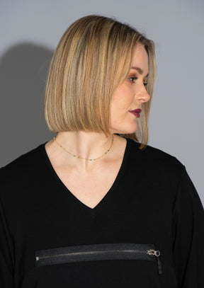 Gozzip Isla Tunic in Black