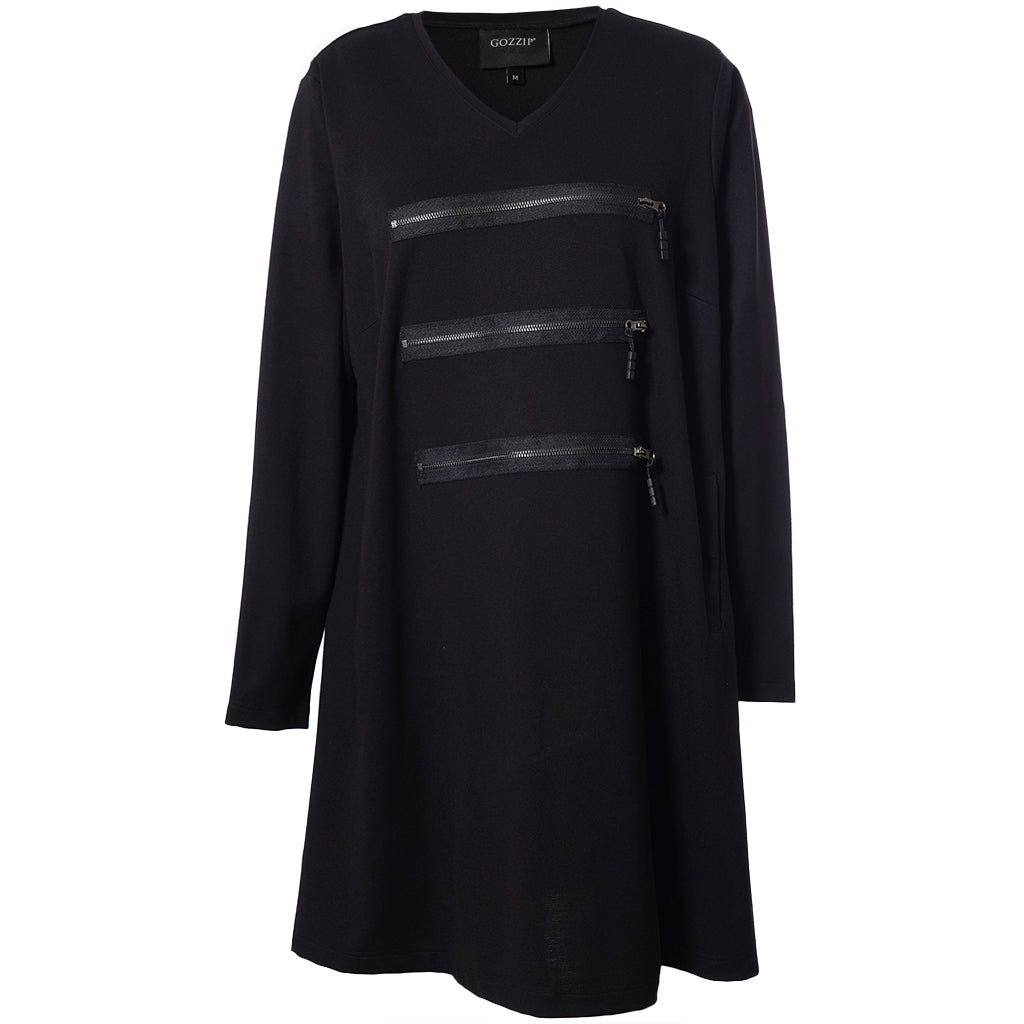 Gozzip Isla Tunic in Black