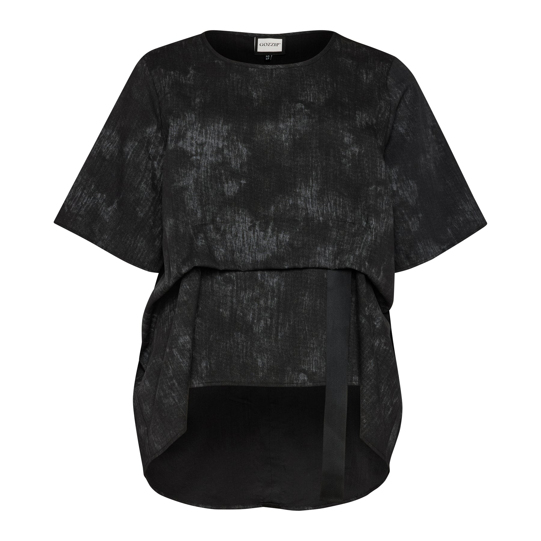 Gozzip Juliette Blouse in Black  