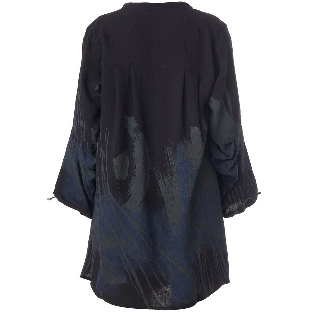 Gozzip Violet Tunic in Black