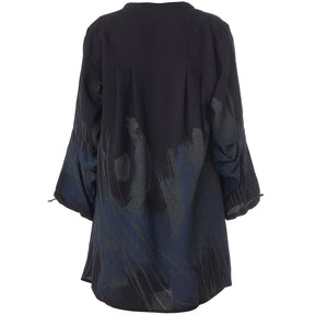 Gozzip Violet Tunic in Black