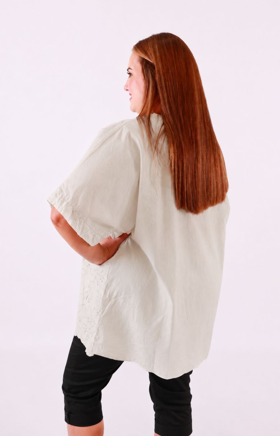 Hanna Blouse in Beige
