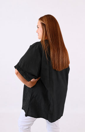 Hanna Blouse in Black 
