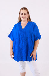 Hanna Blouse in Blue 