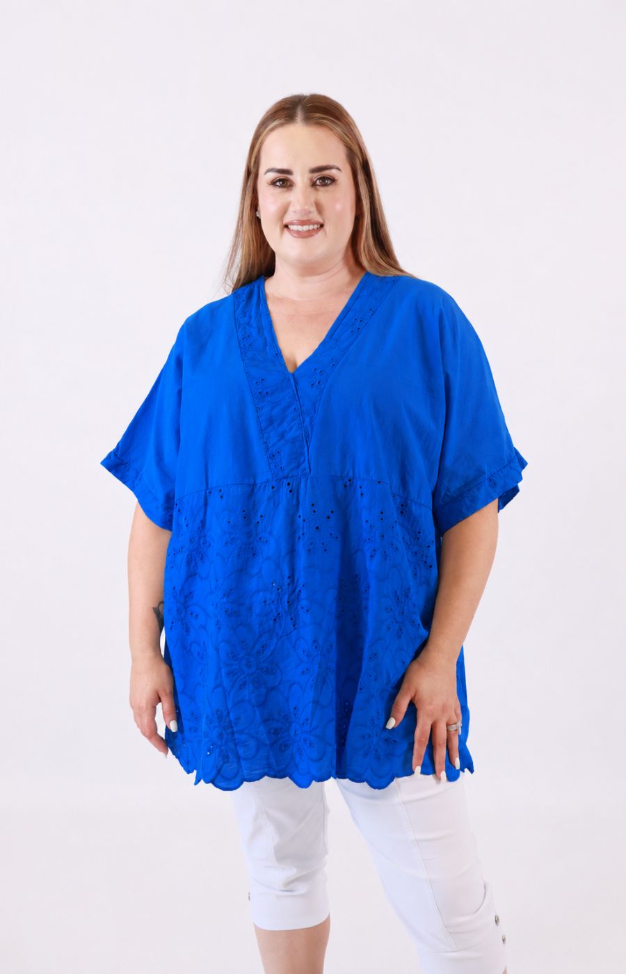 Hanna Blouse in Blue 