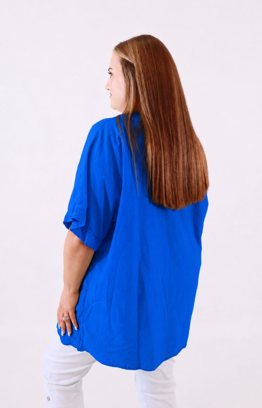 Hanna Blouse in Blue 
